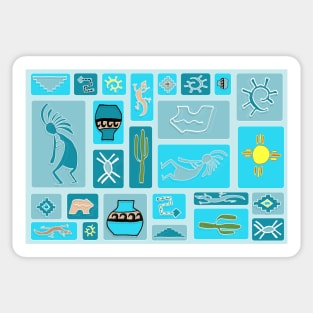 Southwestern Panel - Ocean Sticker